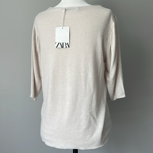 Zara Cream Top - Picture 4 of 5